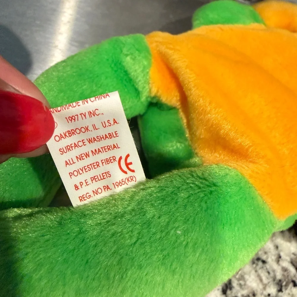 VTG TY‎ Beanie Babies Bundle of 5 Collectible 1994-2000 Retired Rare Error date